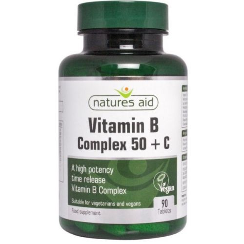 Natures Aid Witamina B Complex + Wit C 90 T