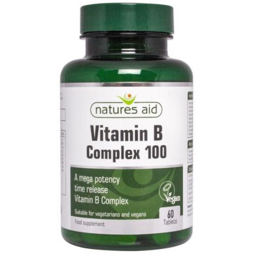 Natures Aid Witamina B Complex mega potency 60 T