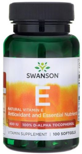 Swanson Witamina E Naturalna 400 Iu 100 K