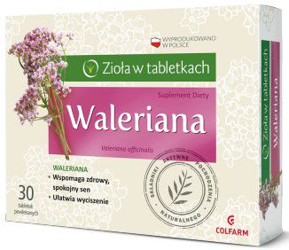 Colfarm Waleriana 30 T Na Uskopojnie Zdrowy Sen