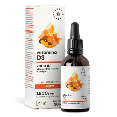 Aura Herbals Witamina D3 FORTE 50ML