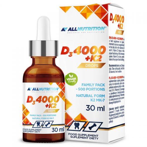 Allnutrition Witamina D3 4000 + K2 30 ml drops