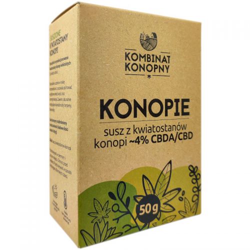 Kombinat Konopny Konopie 4% CBDA/CBD 50G