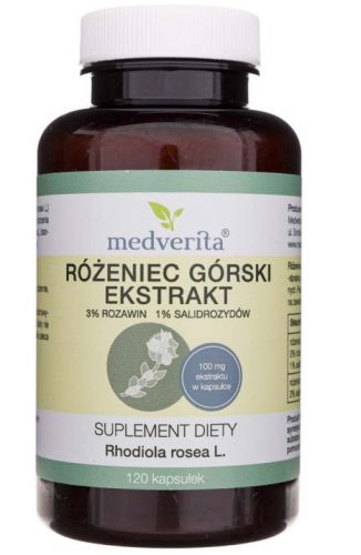 Medverita Różeniec Górski Ekstrakt 120 k Rhodiola