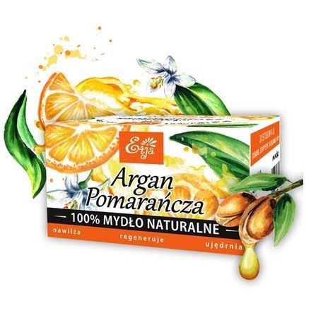 Etja  Mydło 100% Arganowo-Pomrańczowe 80G