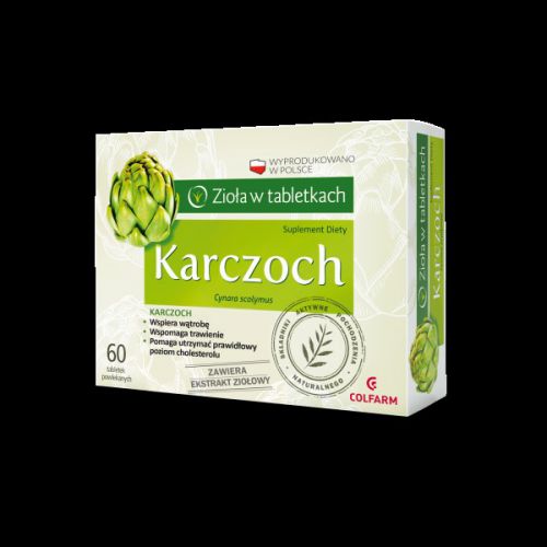 Colfarm Karczoch 60 t na Problemy Z Wątrobą