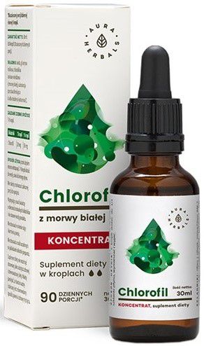 Aura Herbals Chlorofil Z Morwy Białej 30Ml